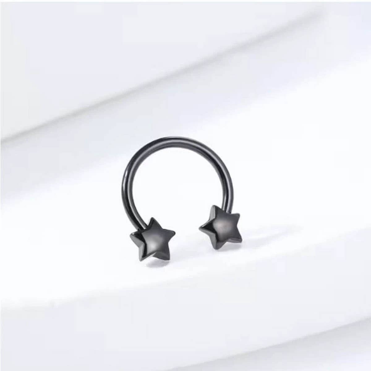 STAINLESS STEEL HEART STAR NOSE RING SET_CWMM9516
