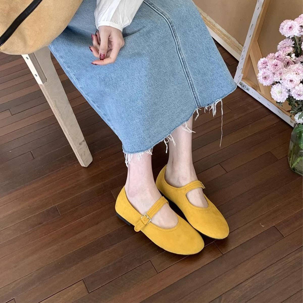 Vintage Flat Mary Jane Soft Sole Shoes