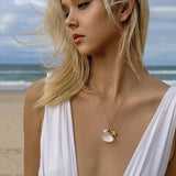 NEW OCEAN SERIES PEARL STARFISH SHELL NECKLACE_CWAJE1877