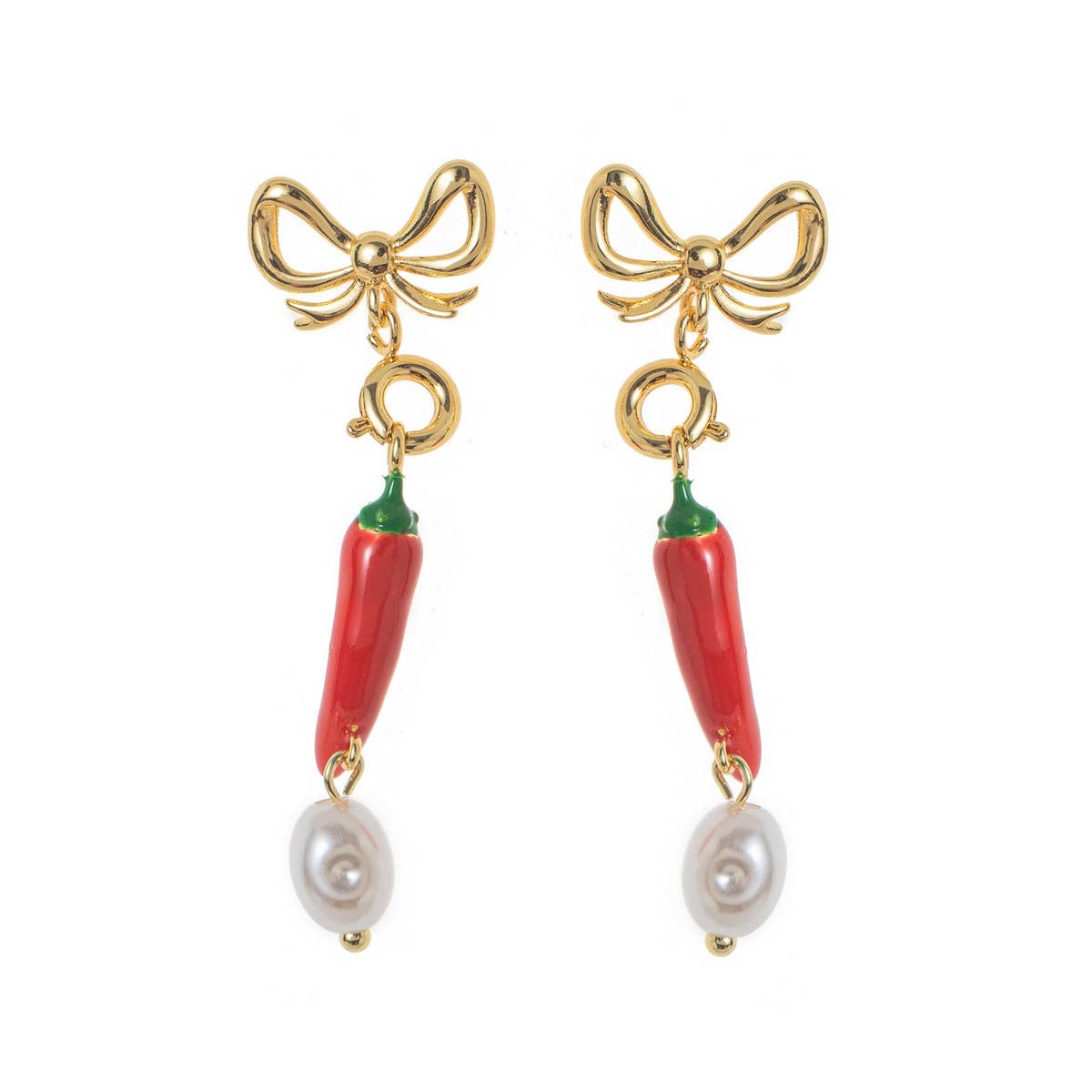 FASHIONABLE VEGETABLE WINE GLASS PEARL EARRINGS_CWAJE5053