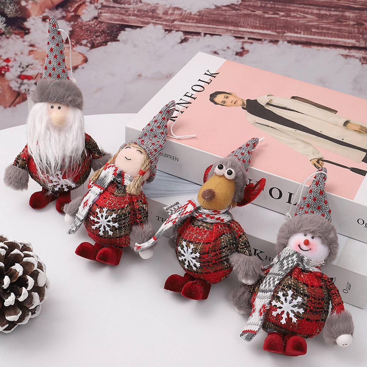 CHRISTMAS DOLL PENDANT CHRISTMAS TREE ORNAMENTS_CWMM2932