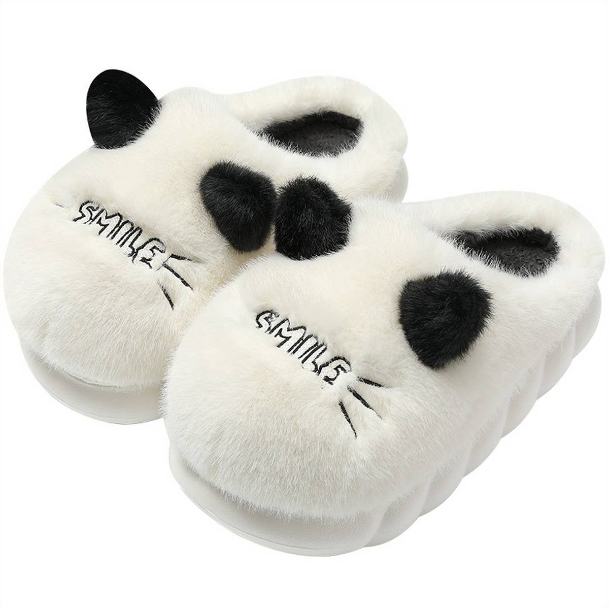 CUTE CAT ANIMAL WARM HOUSE SLIPPERS FUZZY SLIPPER_CWSHS0311