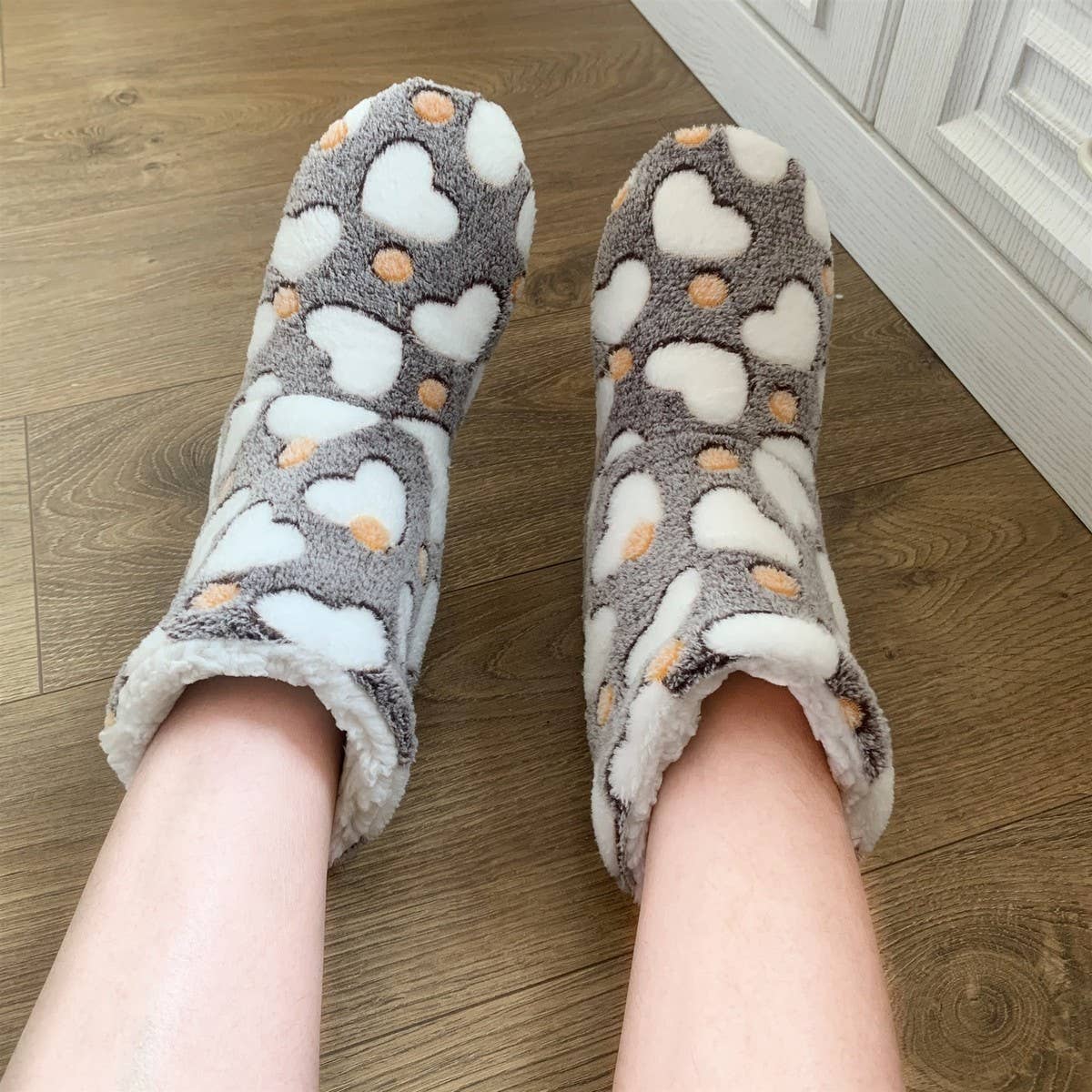 ADULTS THICKENED VELVET COMFORTABLE SOCK SLIPPERS_CWMS1206