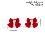 Versatile Deer Bow Simple Earrings