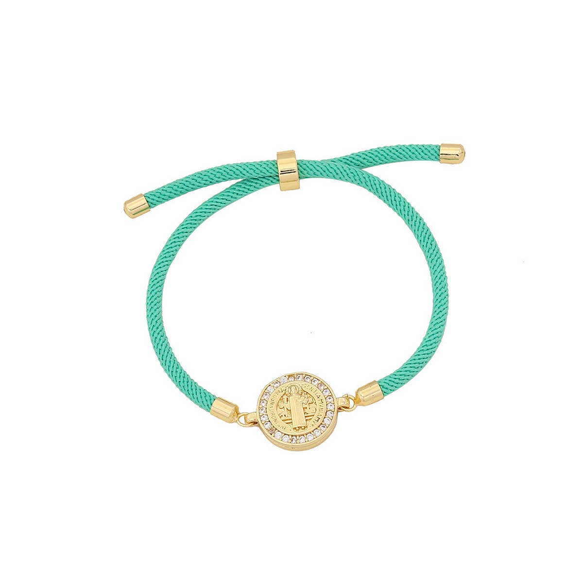 ADJUSTABLE COPPER MICRO EMBELLISHED BRACELET_CWAHA0887