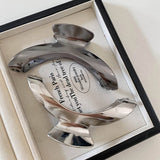 MINIMALIST ARCH METAL HAIR CLAW ELEGANT SHARK CLIP_CWAHA1280