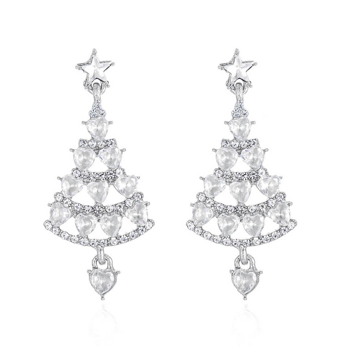 ALL MATCH CASUAL CHRISTMAS TREE EARRINGS_CWAJE2399