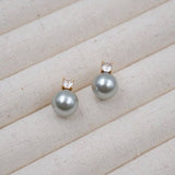 DELICATE AND SWEET PEARL NECKLACE AND EARRINGS SET_CWAJE1679