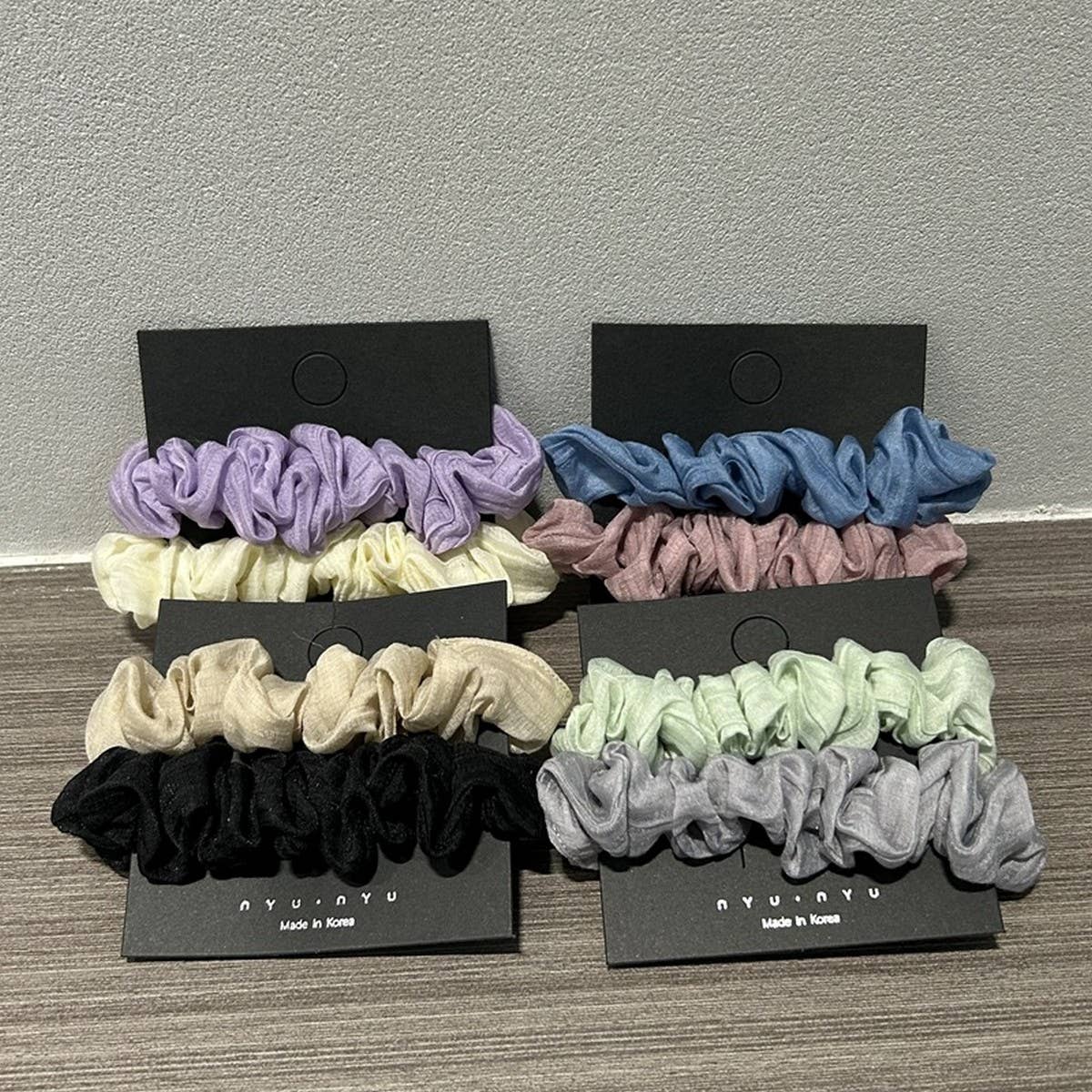 SOLID COLOR ARTISTIC SMALL INTESTINE HAIR RING_CWAHA2731