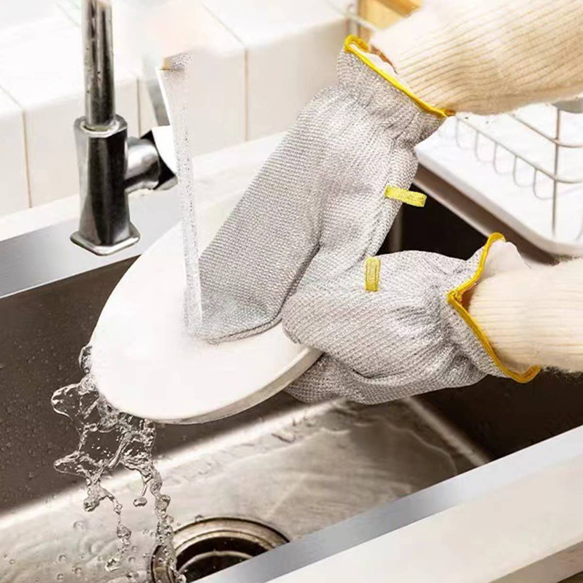 SILVER NON STICK STEEL WIRE DISHWASHER_CWMM1454