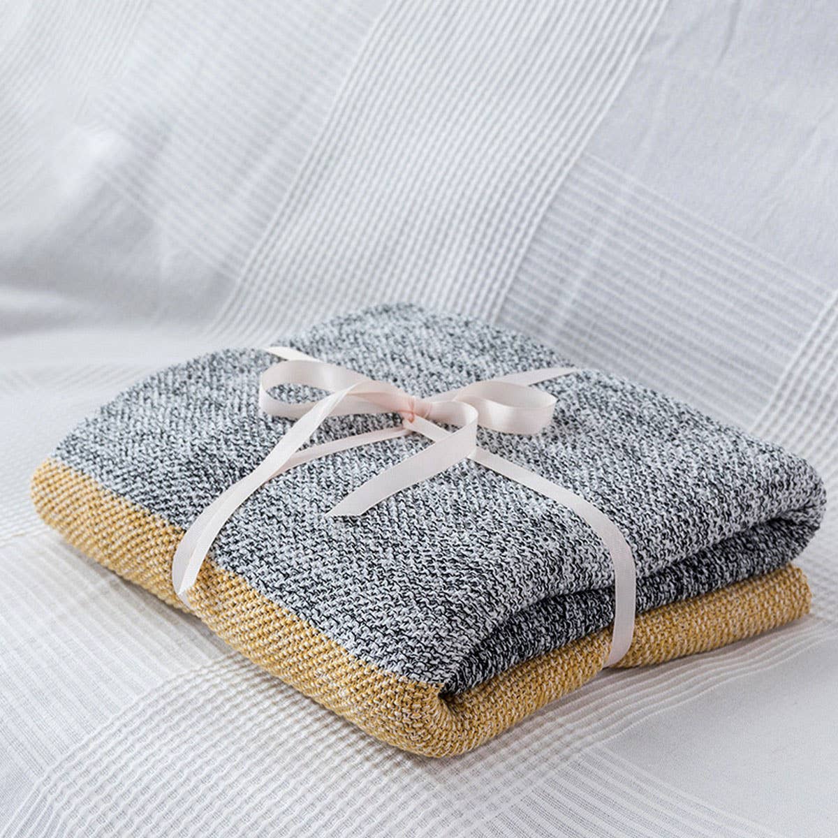 NEW FOUR COLOR GRADIENT THROW BLANKET SOFA COVER_CWMM2376