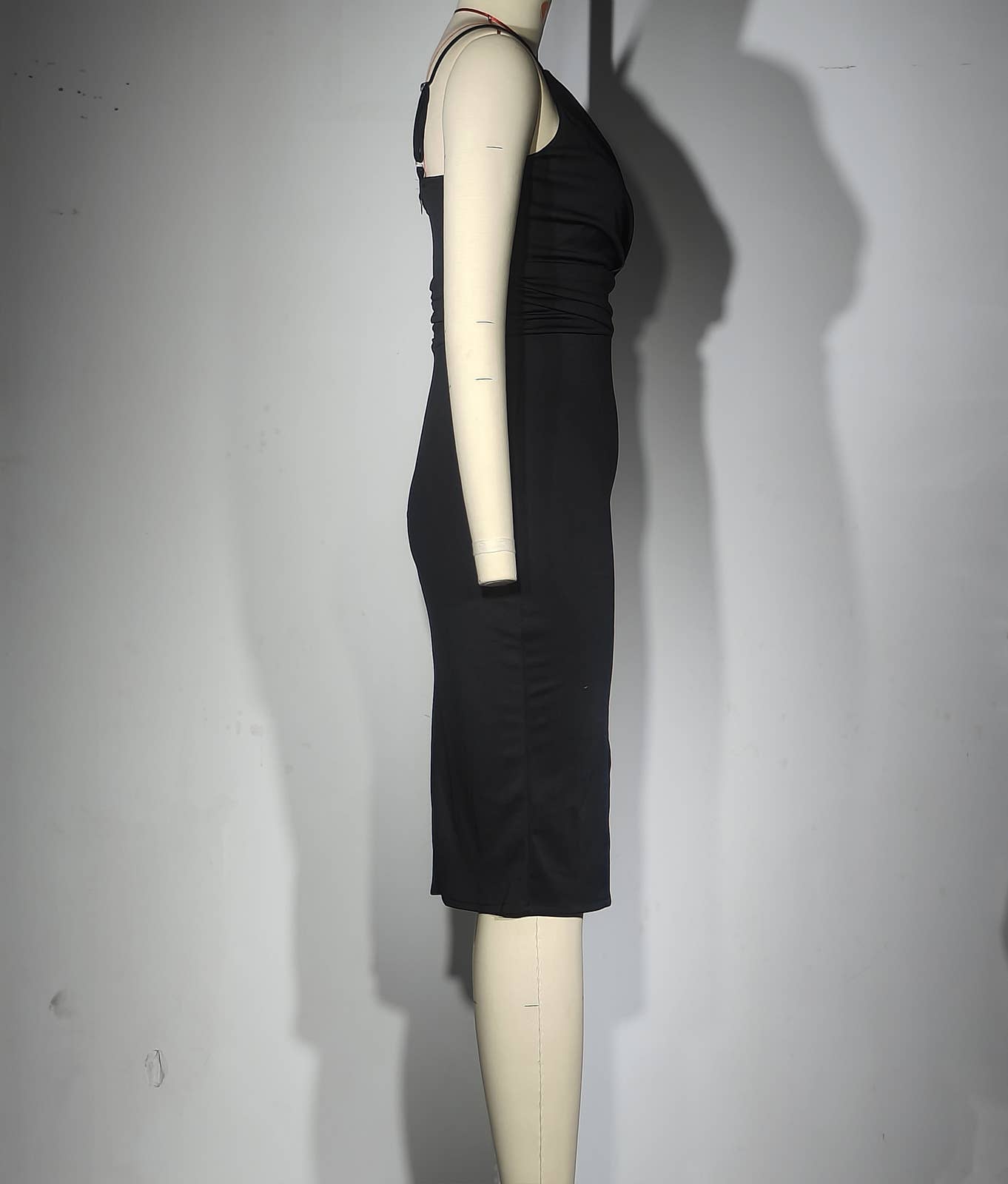 V-Neck Sexy Wrap Hip Split Halter Dress