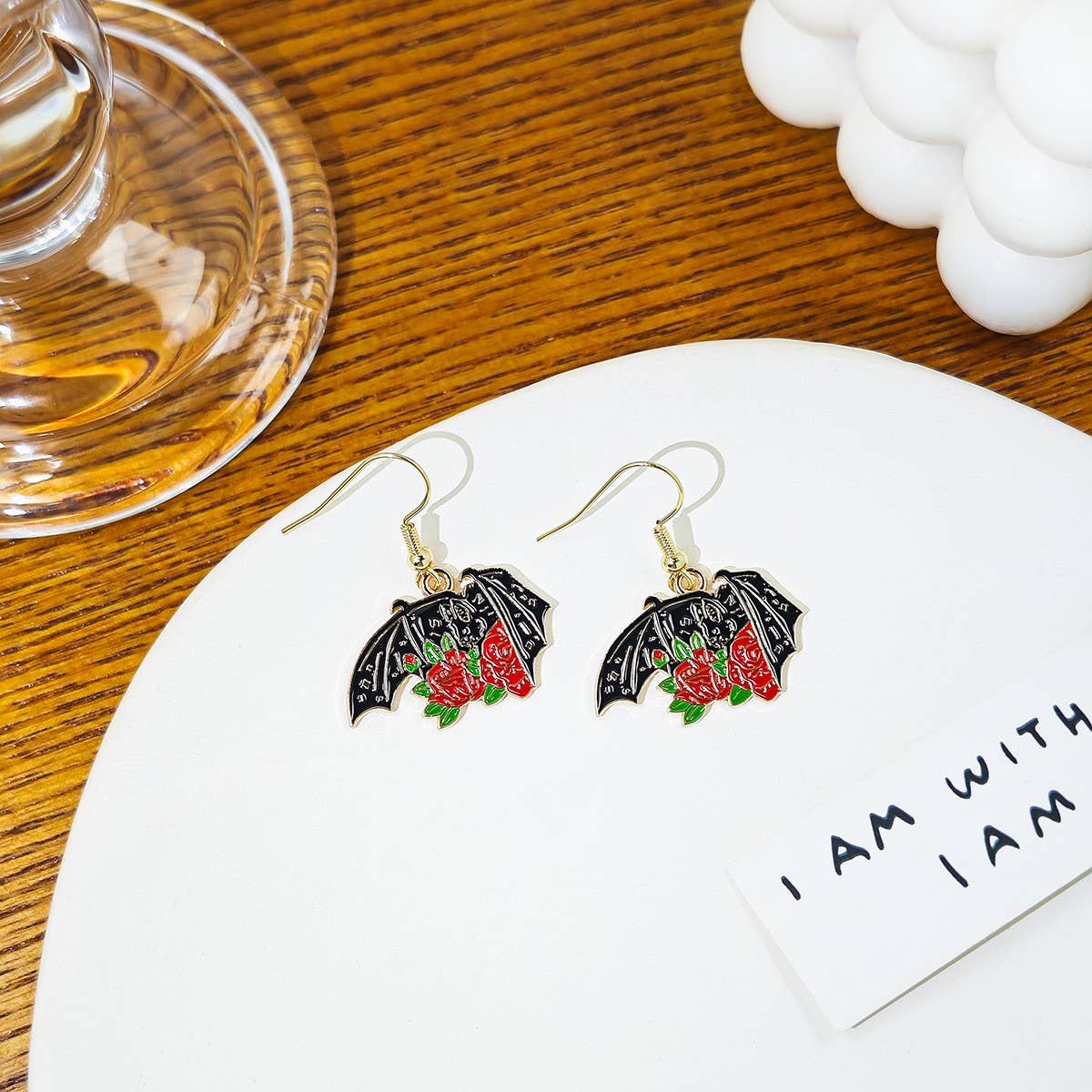 HALLOWEEN DARK FUNNY PERSONALITY EARRINGS_CWAJE1851