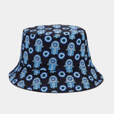RETRO FULL PRINT DOUBLE SIDED BUCKET HAT_CWAH1650