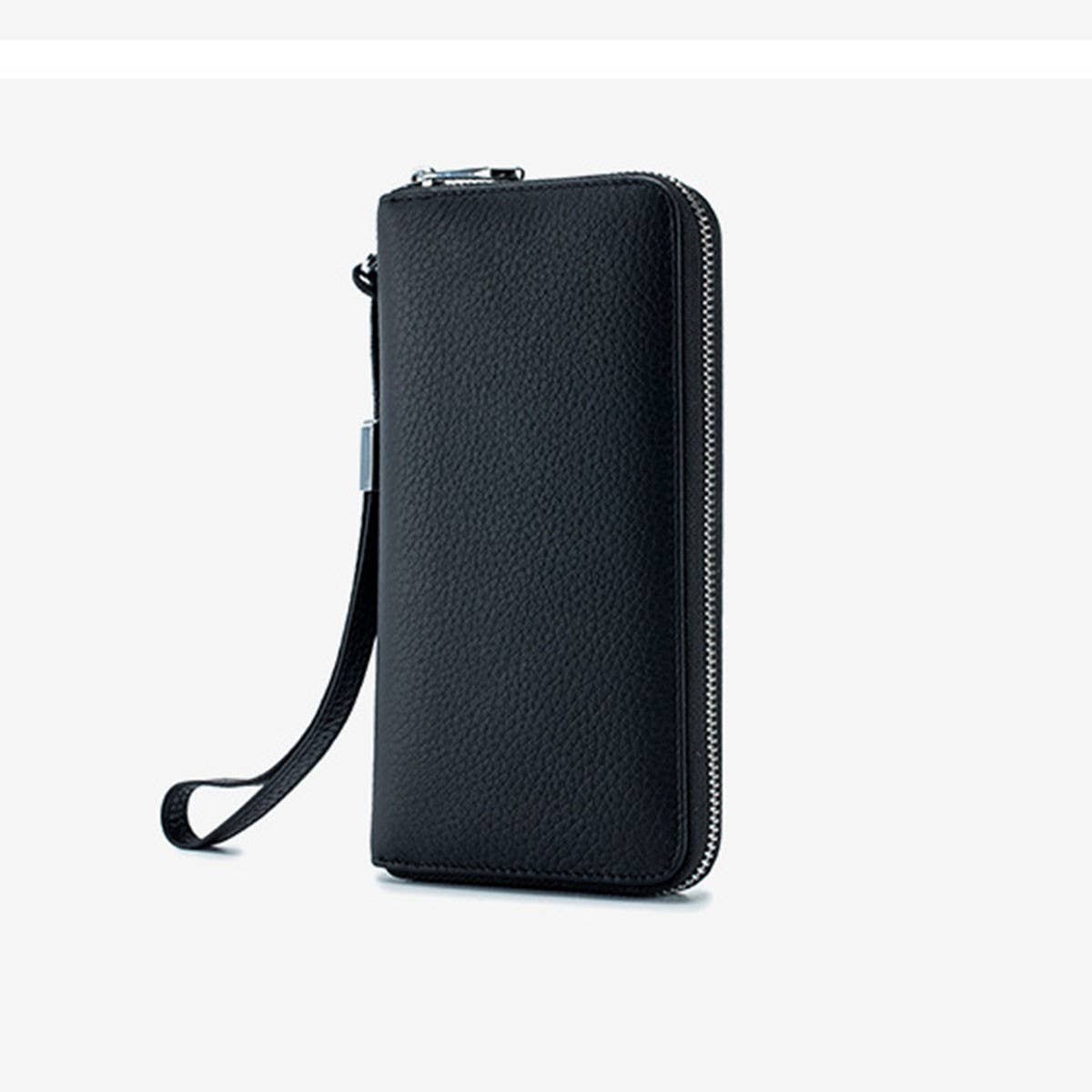 Top Layer Cowhide Clutch Soft Leather Simple Wallet_Cwab3708