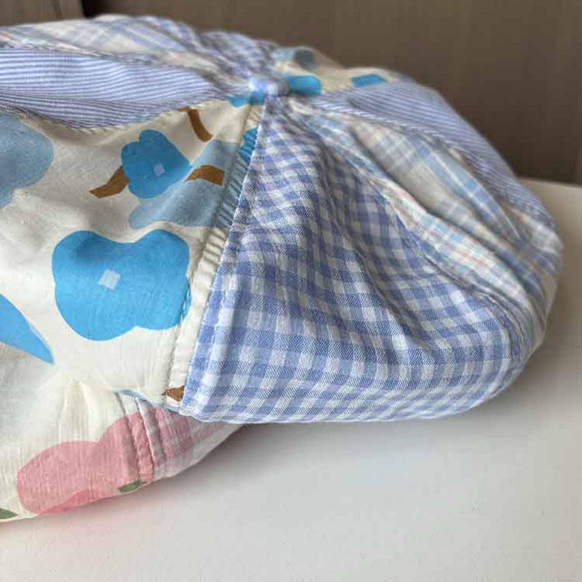 PINK SWEET SPLICING CLOUD BERET_CWAB2904