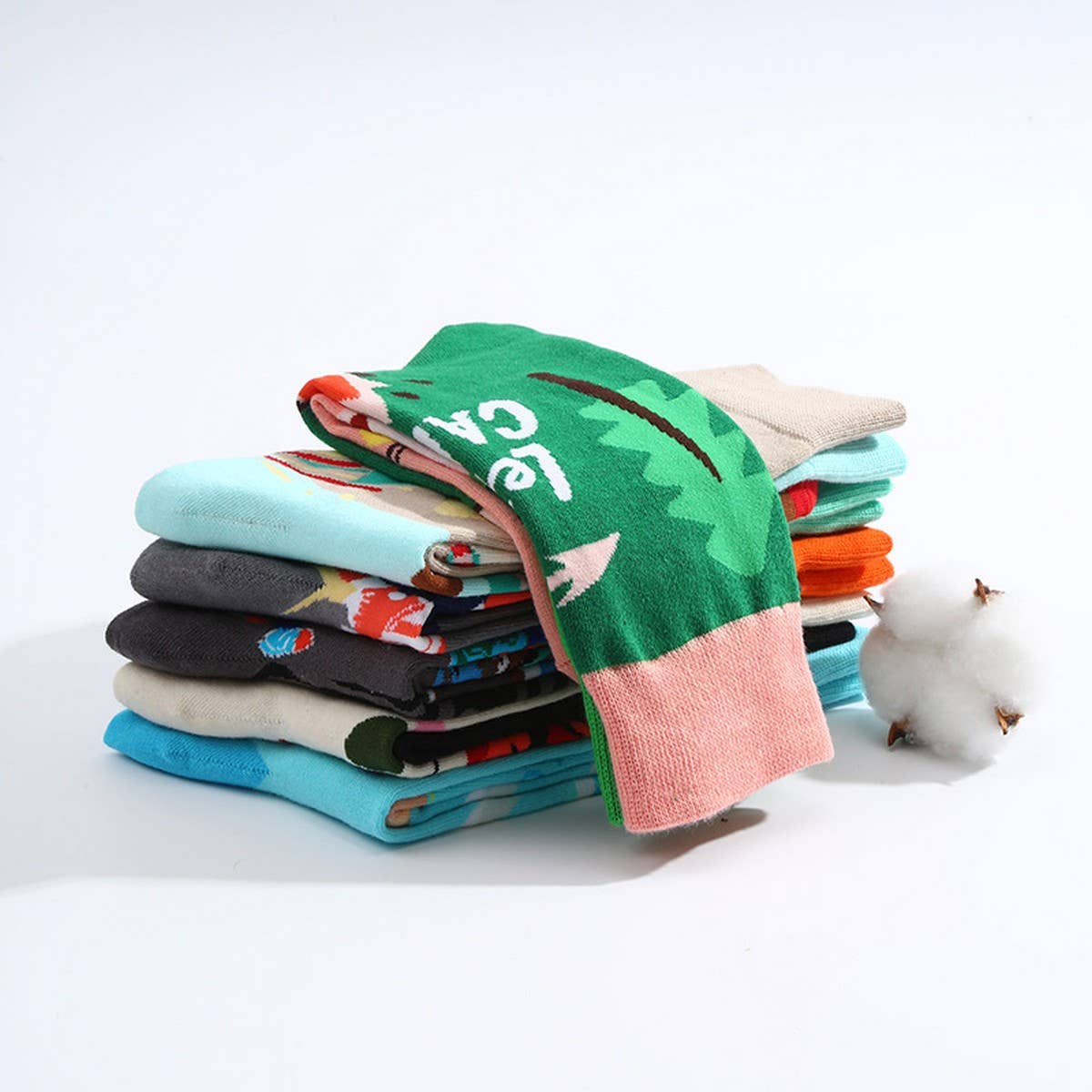 CASUAL ALL MATCH MID CALF SOCKS_CWMS1010