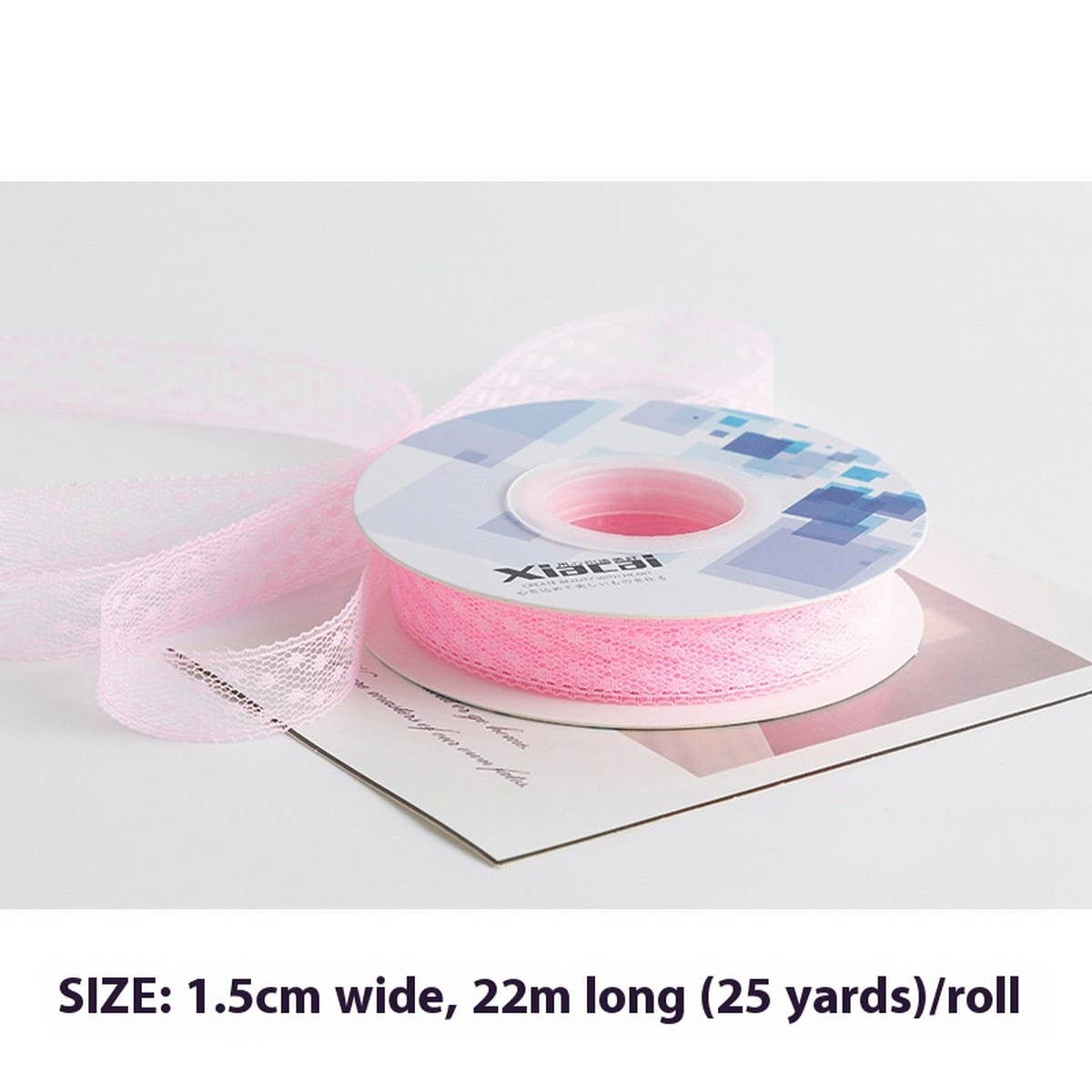 COLORFUL POLKA DOT LACE RIBBON DIY ACCESSORIES_CWMM5747