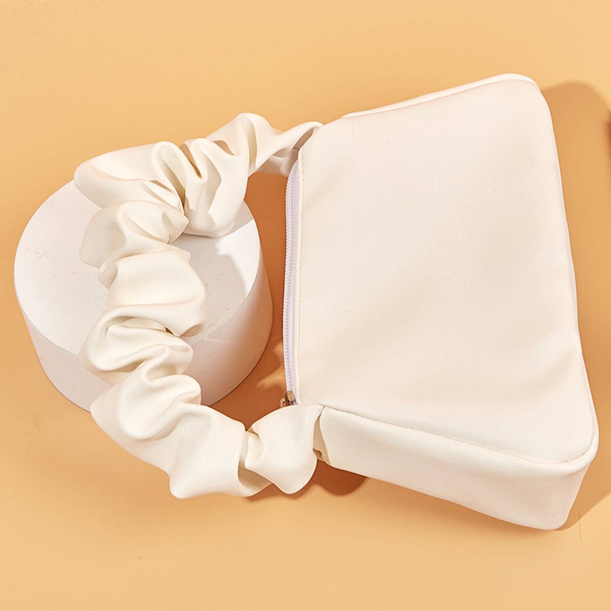 PLEATED PORTABLE EXQUISITE MAKEUP BAG_CWAB1435