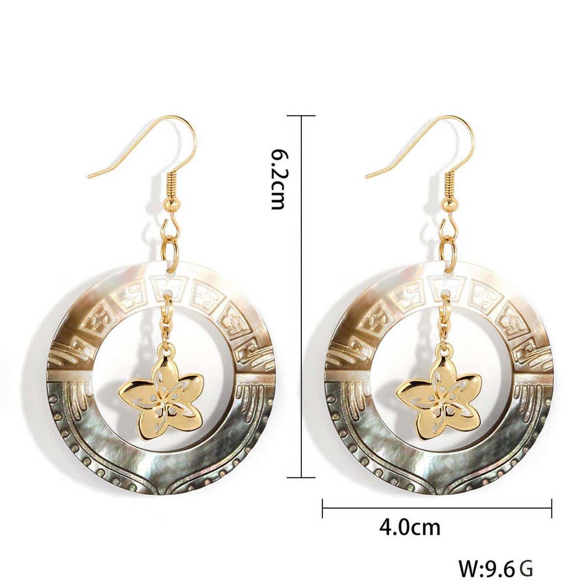 FASHION CARVED SHELL ROUND HOLLOW EARRINGS_CWMM4259