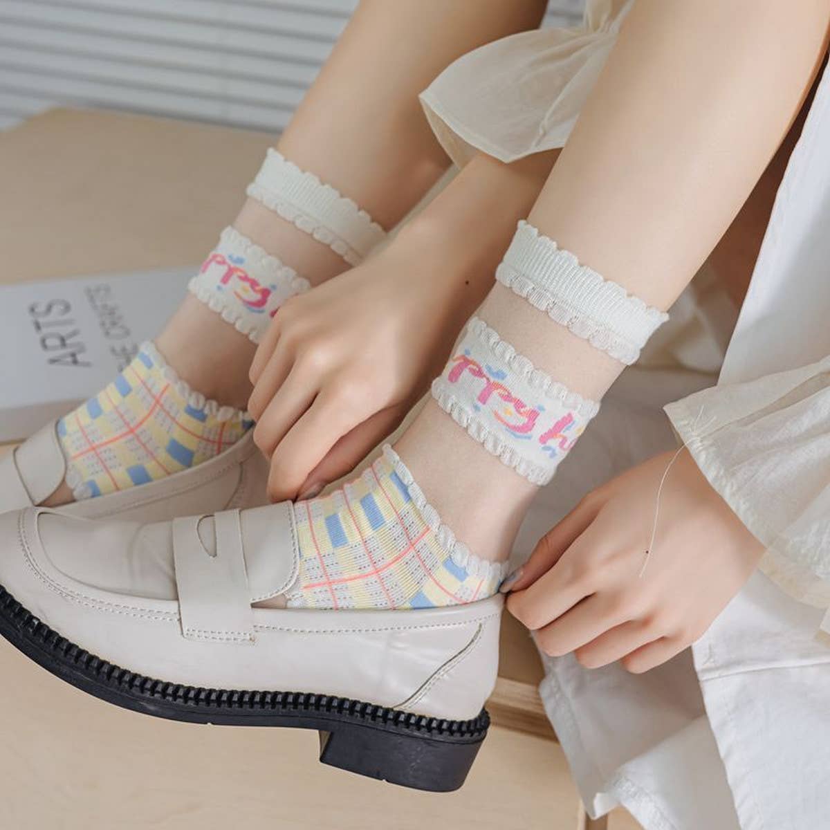 FRESH TRANSPARENT THIN STOCKINGS_CWMS0543