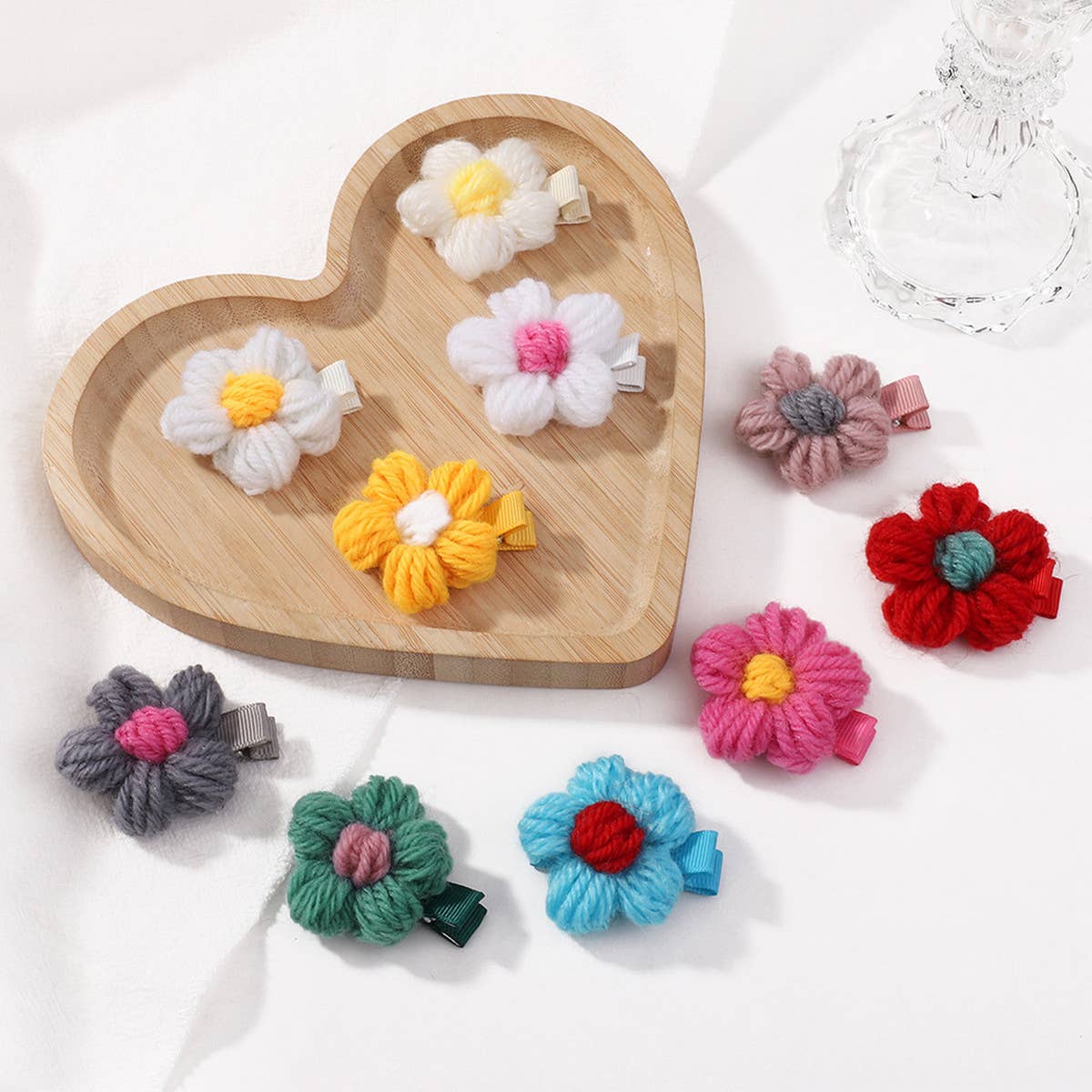 2024 New Knitted Flower Hairpin For Children_Cwaha2350