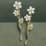 STYLISH FLOWER ALLOY HAIR PIN WITH PEARL_CWAHA1208