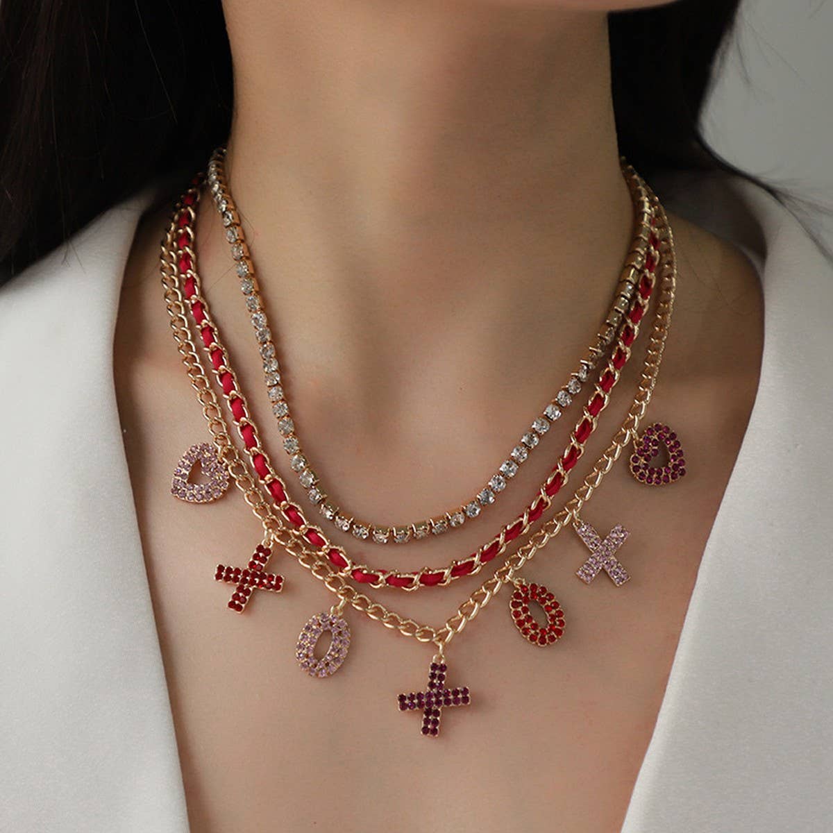 LAYERED LUXURY NECKLACE FASHION TEMPERAMENT SUIT_CWAJE2921