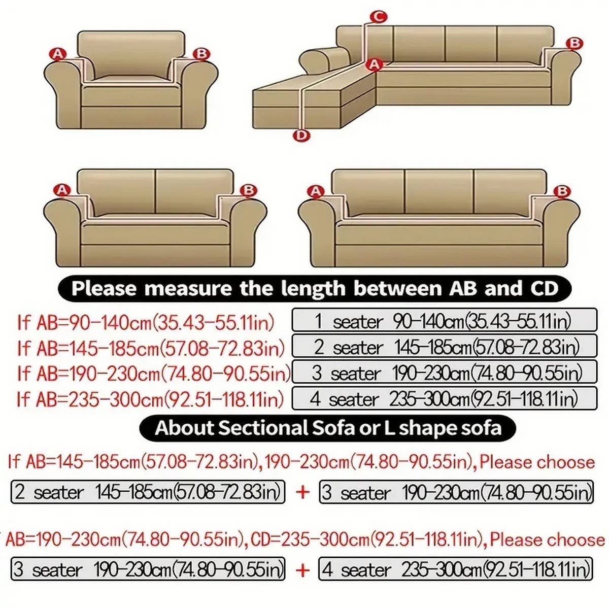 NORDIC STYLE SOFA COVER STRETCH NON SLIP FIT_CWMM8310