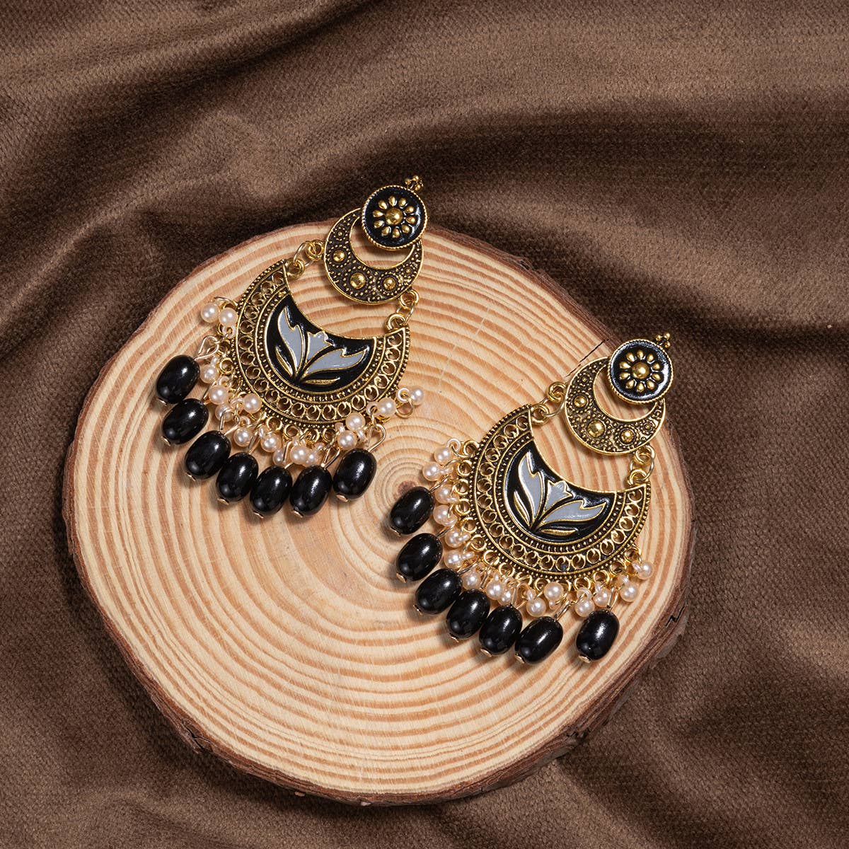 HOT SELLING BOHEMIAN SMALL MILLET BEAD EARRINGS_CWAHA2468