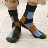 2024 NEW COLOR MATCHING PLAID 5 PAIRS OF SOCKS_CWMS0698