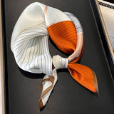 SILK SQUARE SCARF ELEGANT MULBERRY WRAP_CWASC0547