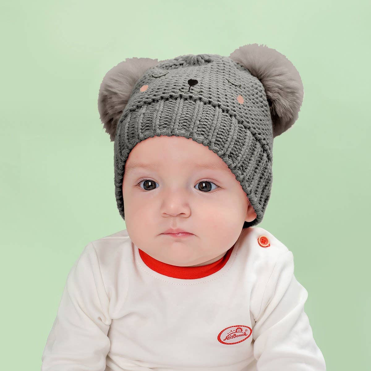 2024 NEW DOUBLE BALL CHILDRENS KNITTED HAT_CWAH1751