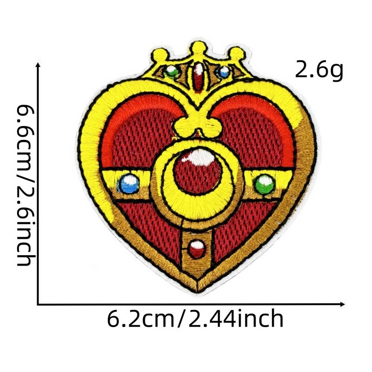 GIRL CARTOON MAGIC WARRIOR EMBROIDERED PATCH_CWMM4069