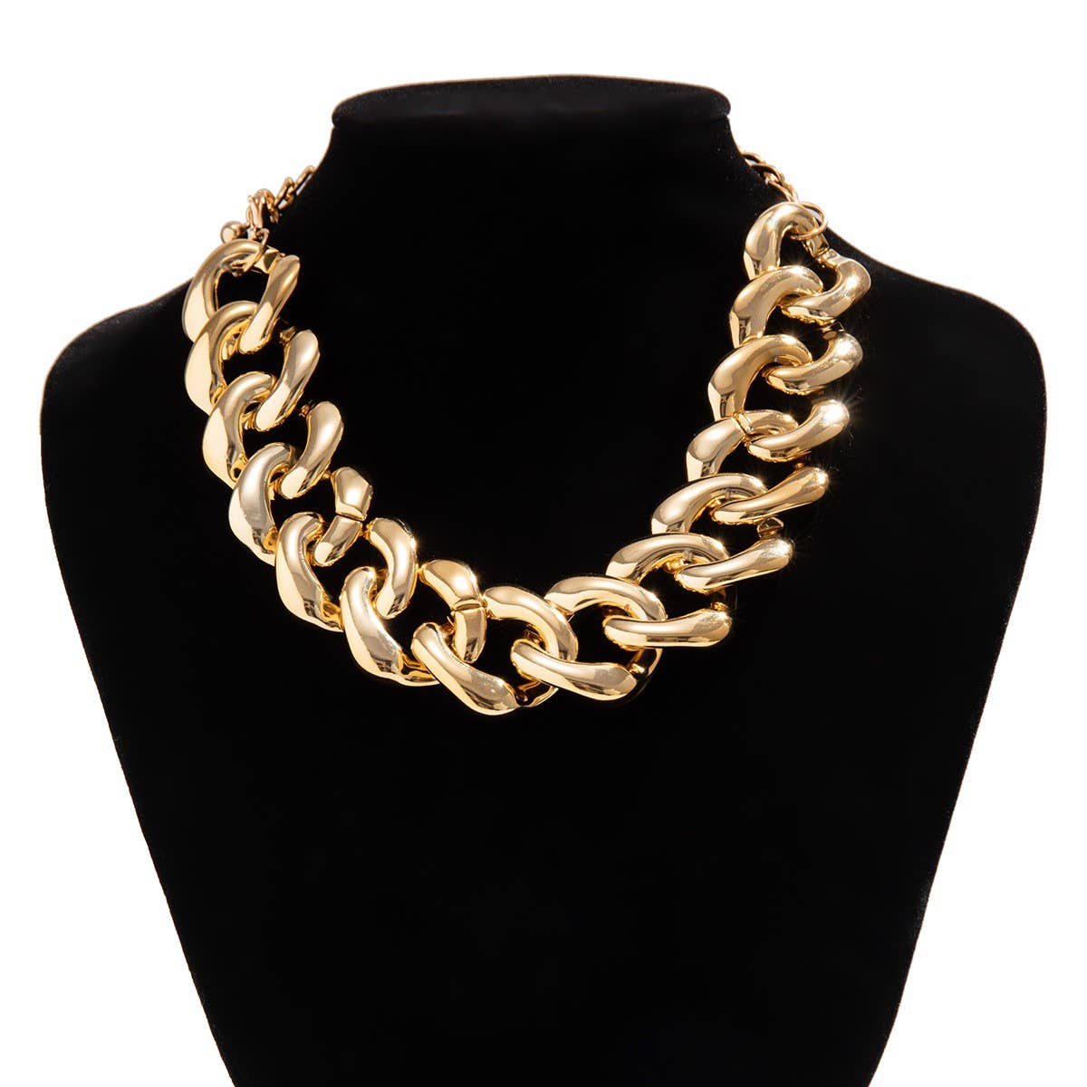 Punk Trend Cool Hip-Hop Thick Chain Necklace_Cwaje1167