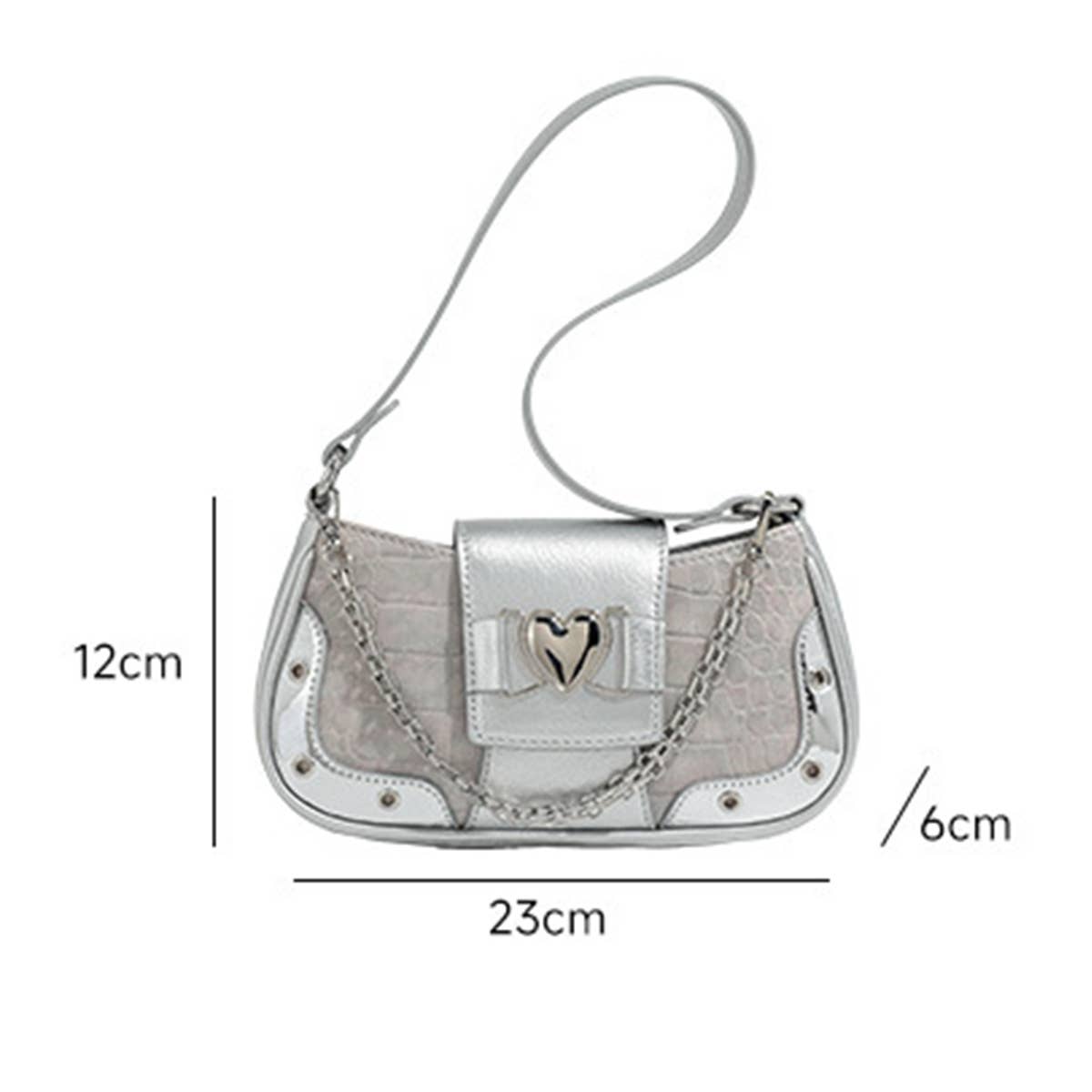 GYM STYLE RIVET SHOULDER BAG_CWAB2987