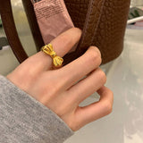 EXQUISITE HIGH GRADE BOWKNOT OPEN RING FOR WOMEN_CWAJE3095