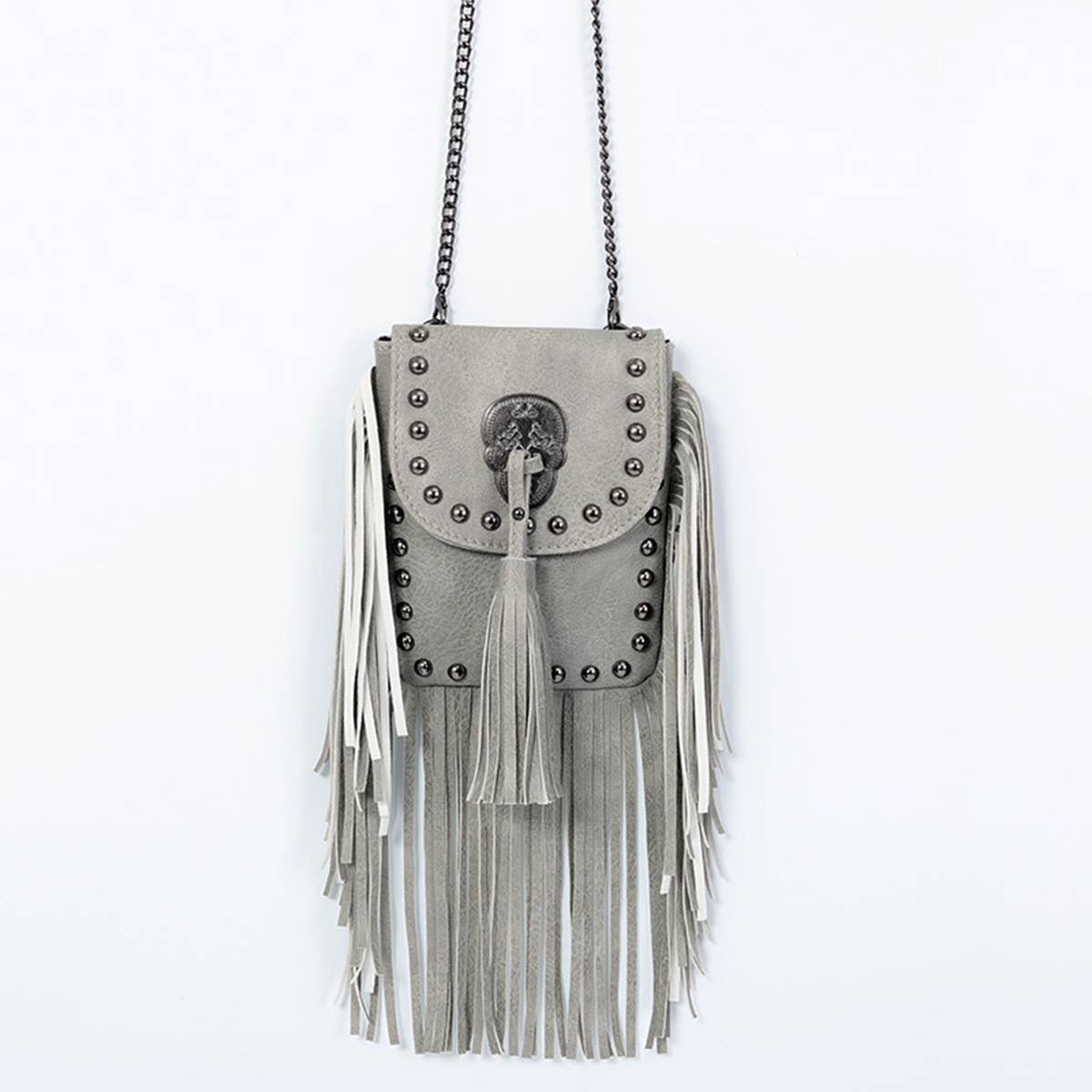 Women Leather Tassel Satchels Bag_Cwab0783