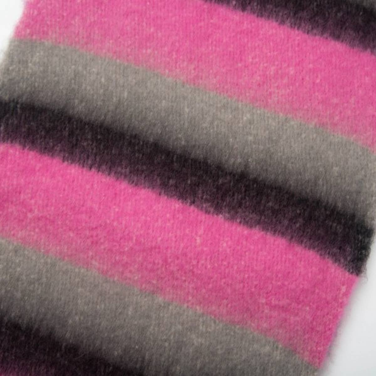 CHUNKY FRINGE STRIPE SCARF WINTER YARN WRAP_CWASC0877