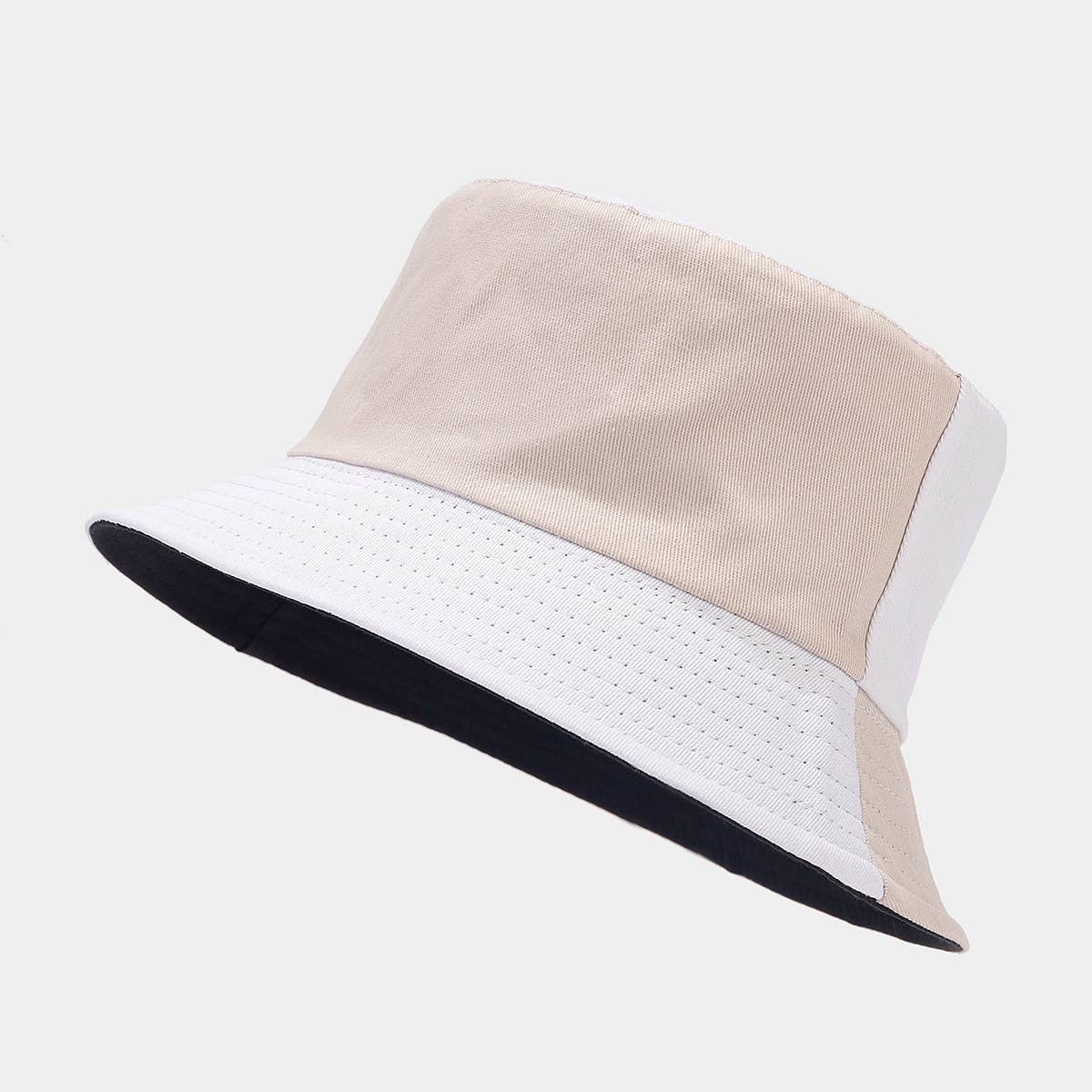 OUTDOOR SUN VISOR SPLICING BUCKET HAT_CWAH1635
