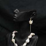 NEW HIGH END RETRO TASSEL PEARL EARRINGS_CWAJE3790
