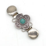 HOT SALE TURQUOISE SWEATER CLIP AND SHAWL CLIP_CWMM2209