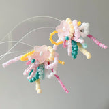 FLOWER SEA MATTE LILY OF THE VALLEY EARRINGS_CWAJE2171