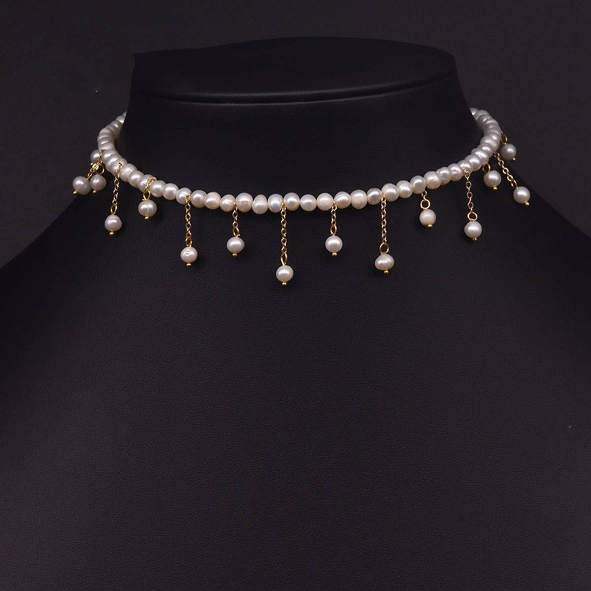 Womens All-Match High-End Pearl Necklace