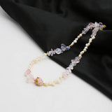 LUXURY WHITE CRYSTAL NATURAL PEARL NECKLACE_CWAJE3845