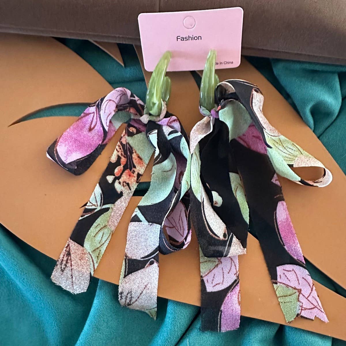 BOHO HANDMADE TASSEL BOW EARRINGS LONG CHIC_CWMM6190