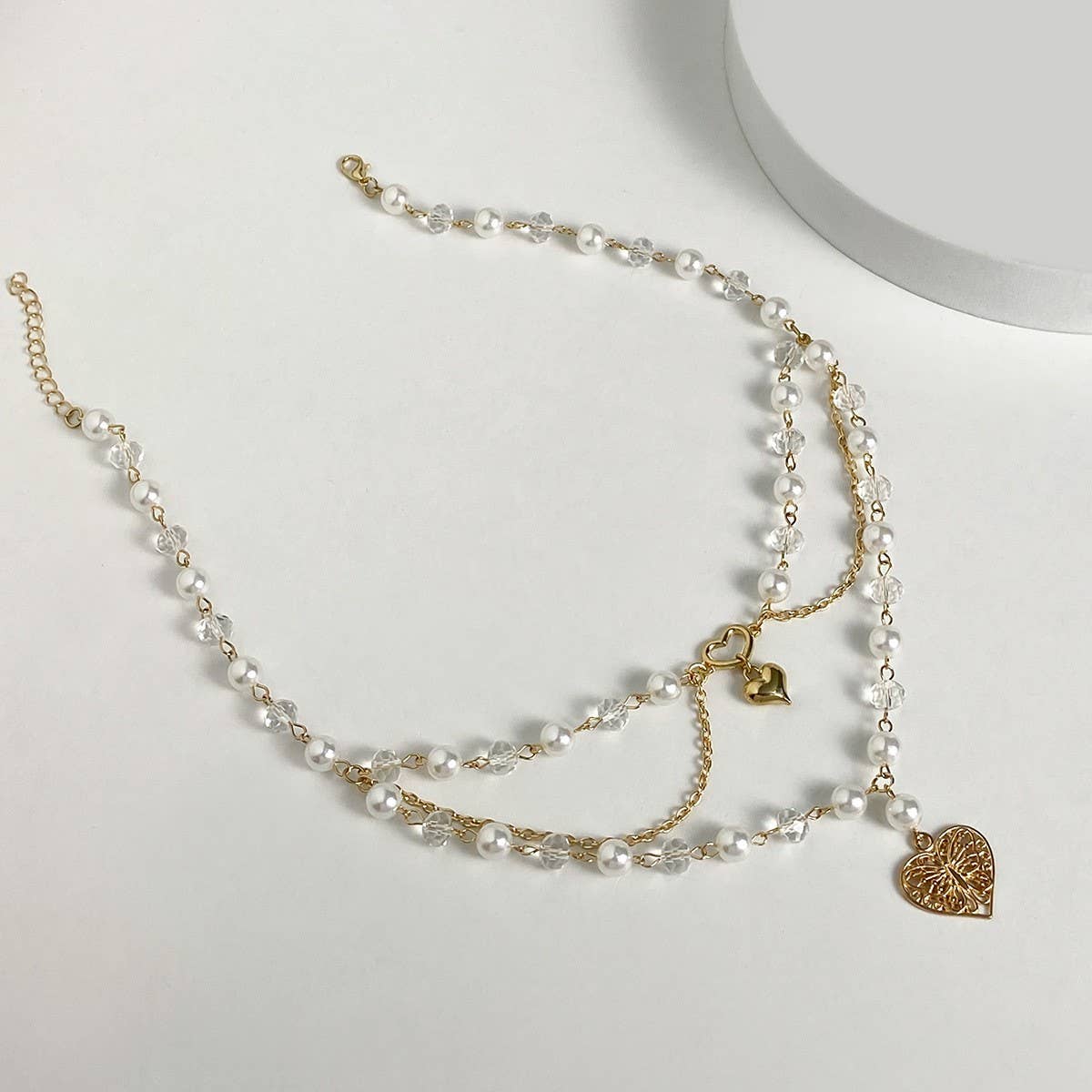 PEARL BEADED NECKLACE WITH PENDANT_CWAJE1157