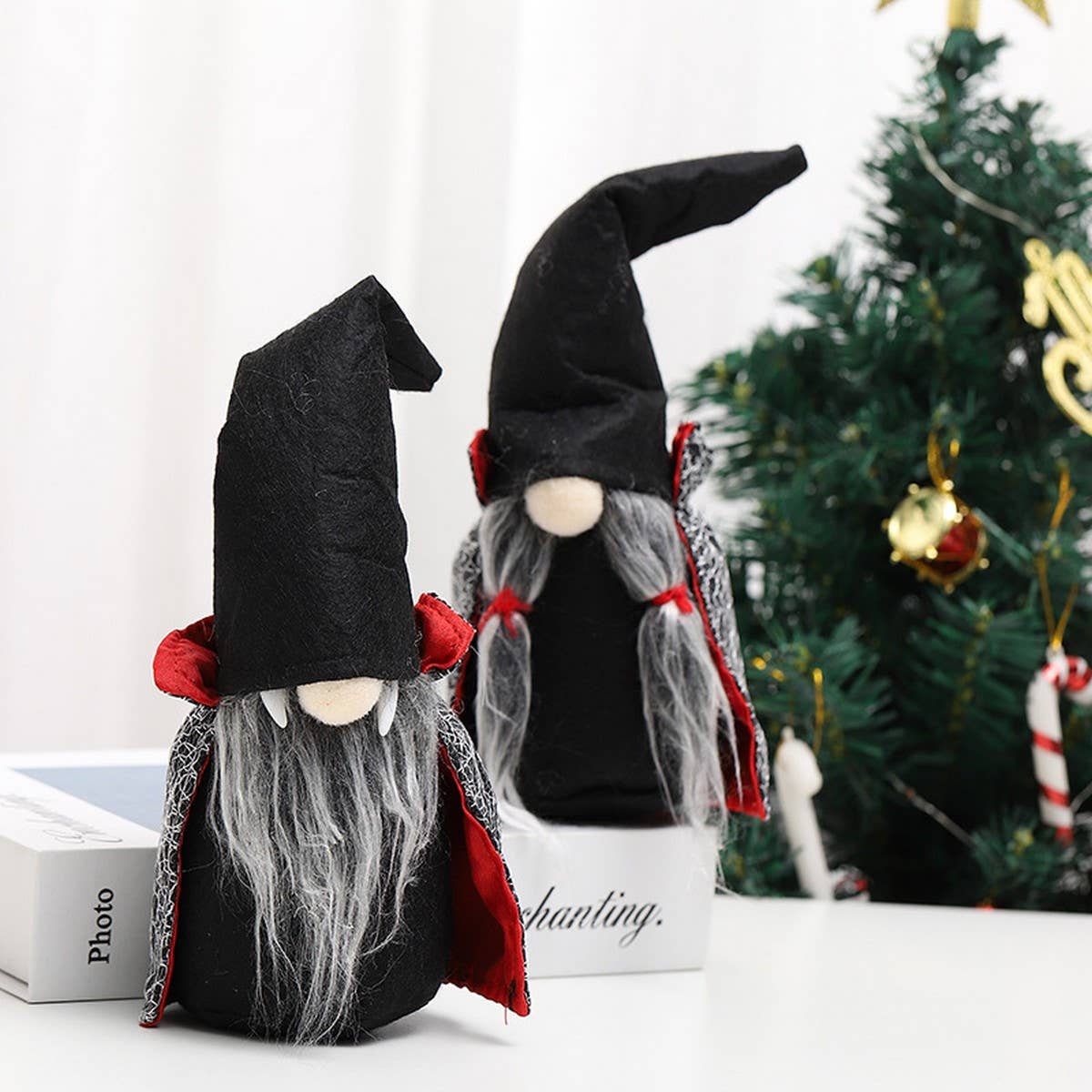 HALLOWEEN DWARF DECORATION FACELESS DOLL ORNAMENTS_CWMM2846