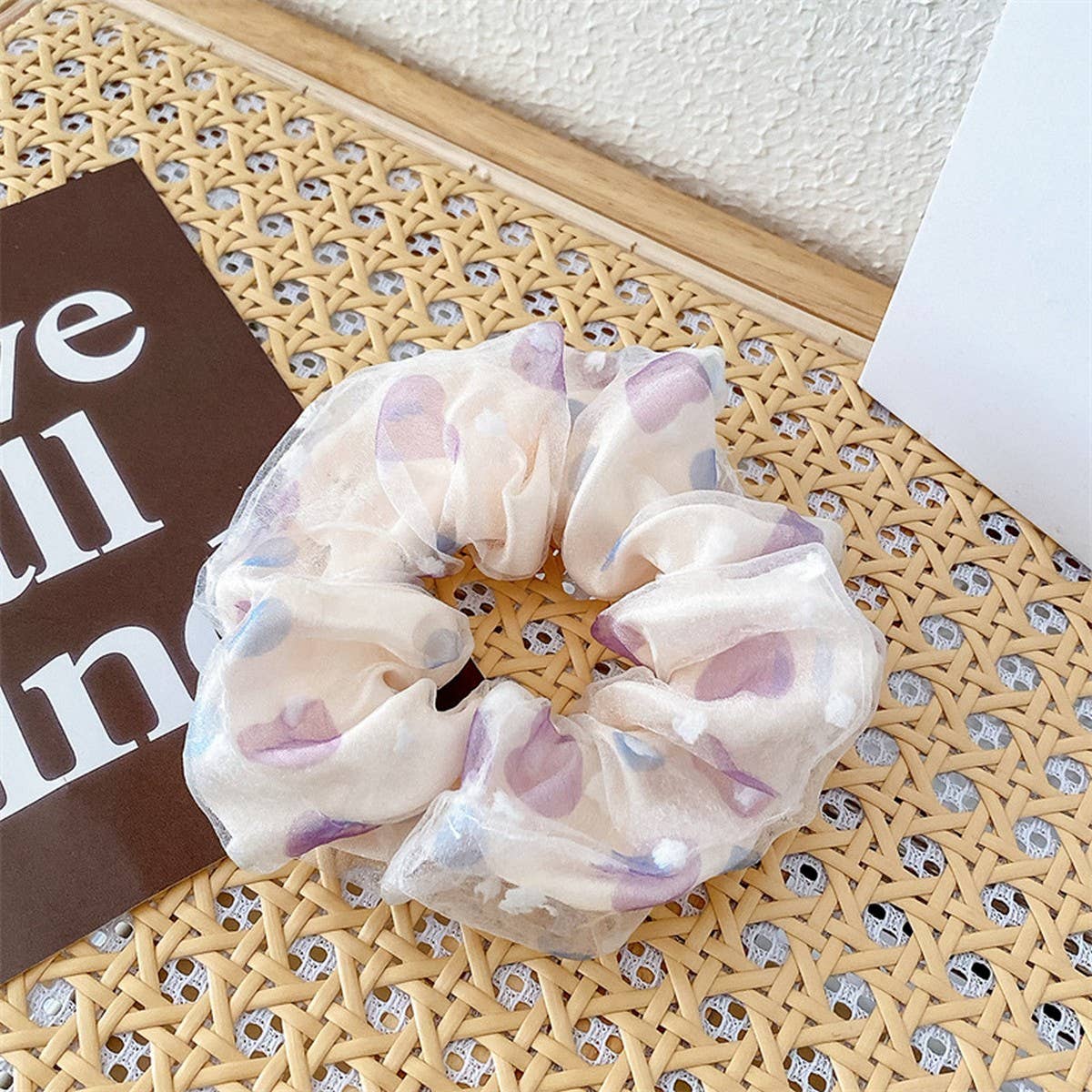 SMALL FRESH FABRIC FLOWER HAIRRING HAIRACCESSORIES_CWAHA4163