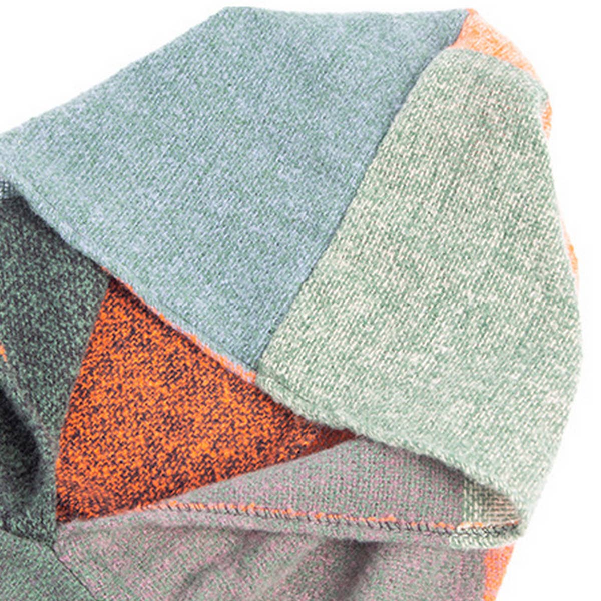 2024 NEW LARGE PLAID CAPE SHAWL_CWASC1207